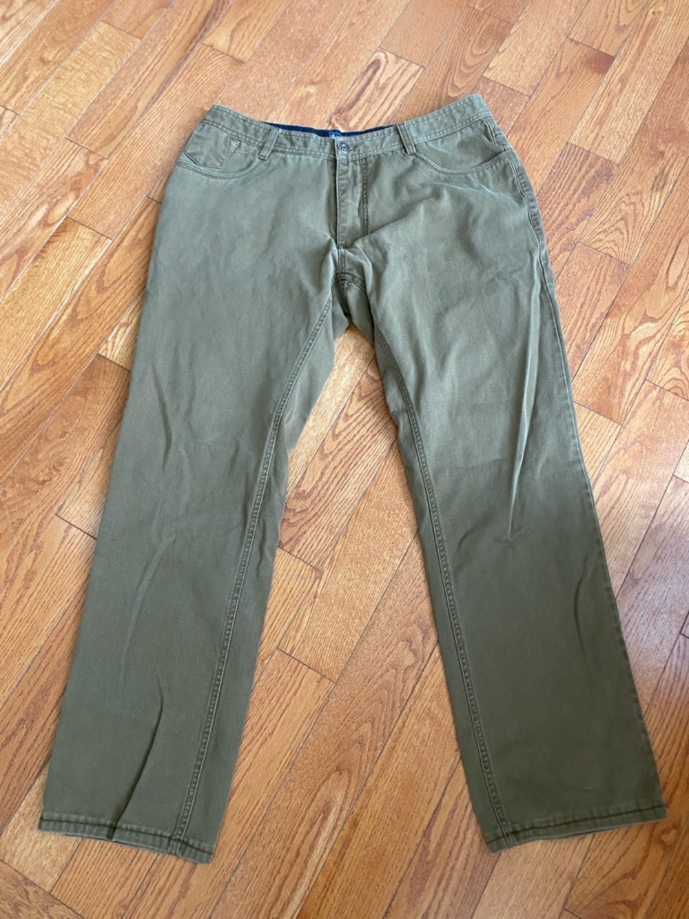 💖3/$45💖 Enzo Denim | Men's Brown Khaki Pants | size 36x32 | 100% Cotton